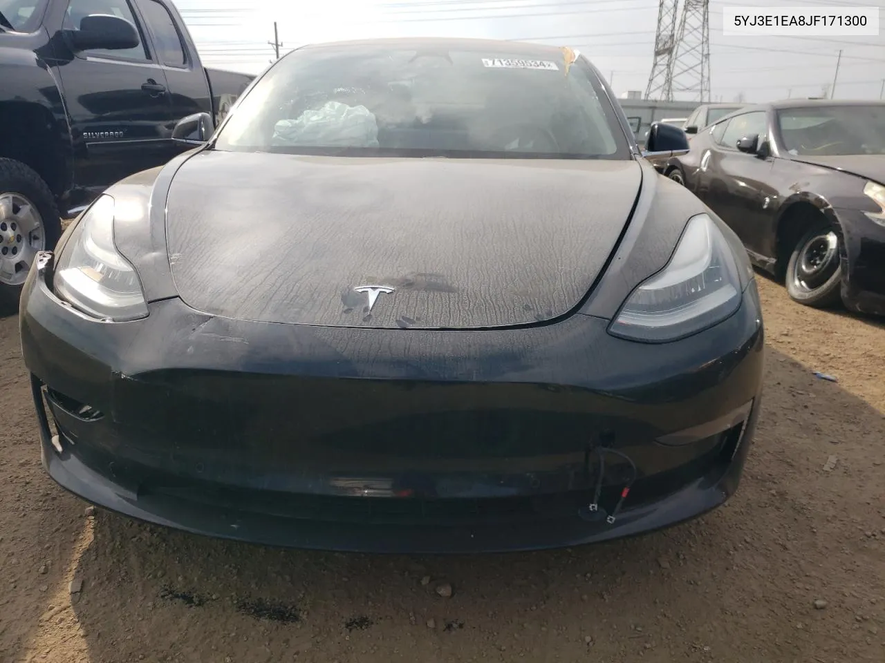 2018 Tesla Model 3 VIN: 5YJ3E1EA8JF171300 Lot: 71359534