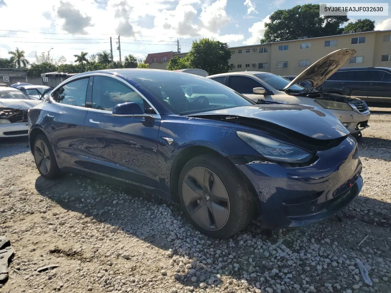 2018 Tesla Model 3 VIN: 5YJ3E1EA3JF032630 Lot: 71367434