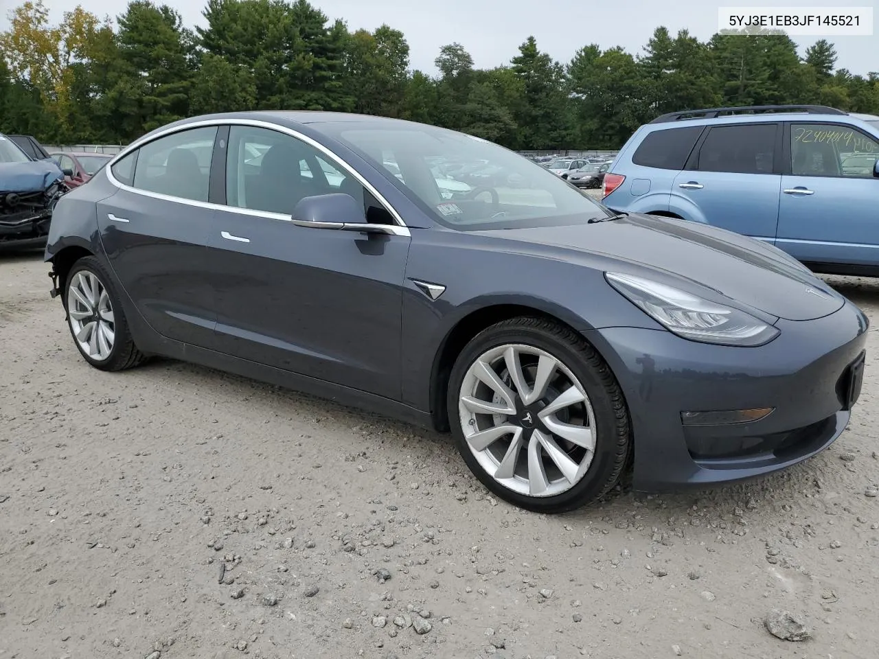 2018 Tesla Model 3 VIN: 5YJ3E1EB3JF145521 Lot: 71382304