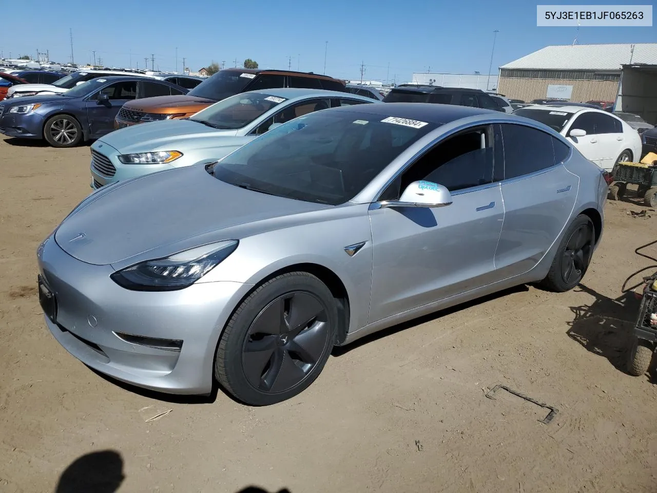 5YJ3E1EB1JF065263 2018 Tesla Model 3