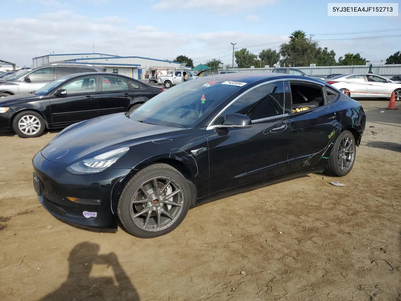 5YJ3E1EA4JF152713 2018 Tesla Model 3