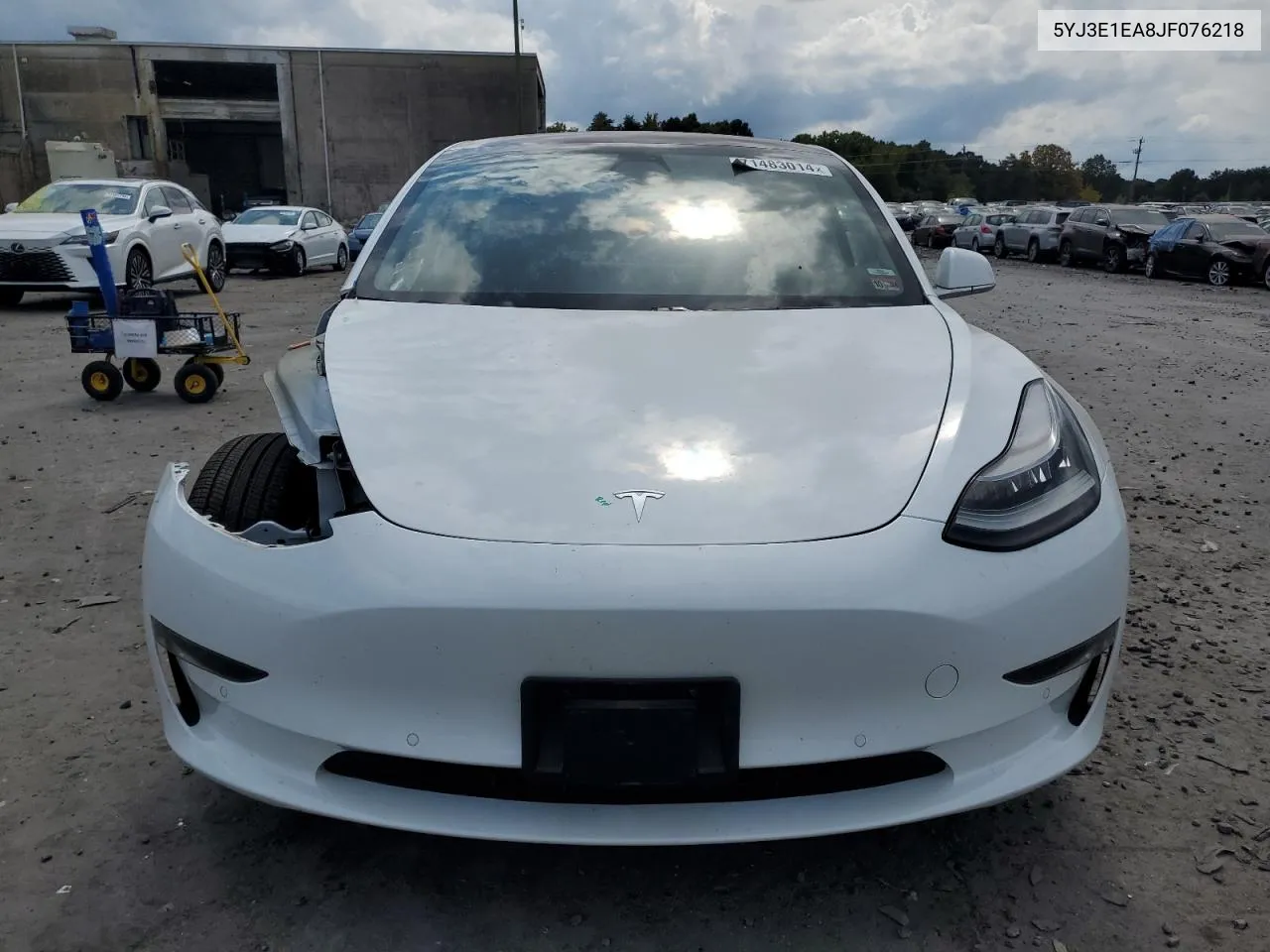 2018 Tesla Model 3 VIN: 5YJ3E1EA8JF076218 Lot: 71483014