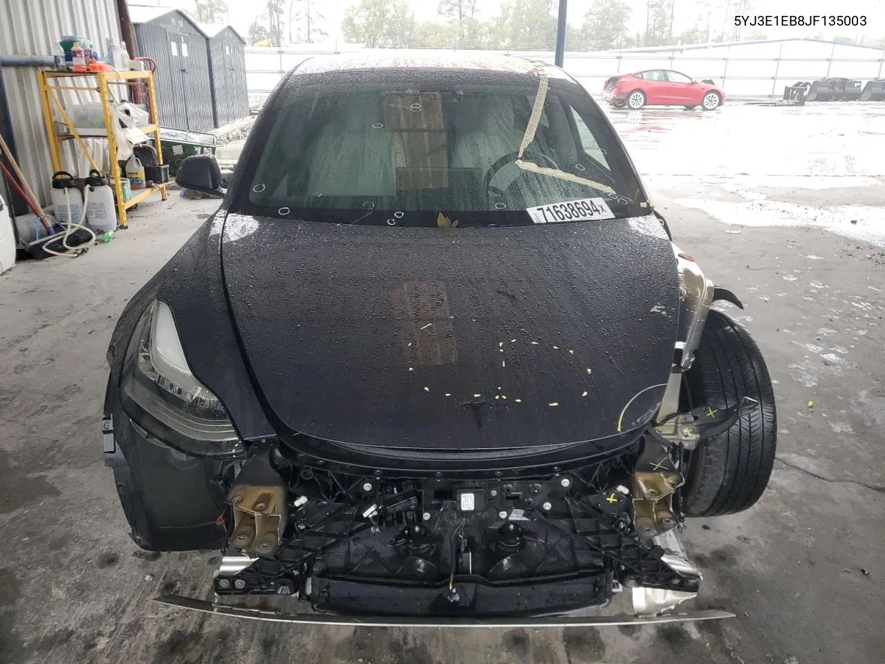 2018 Tesla Model 3 VIN: 5YJ3E1EB8JF135003 Lot: 71638694