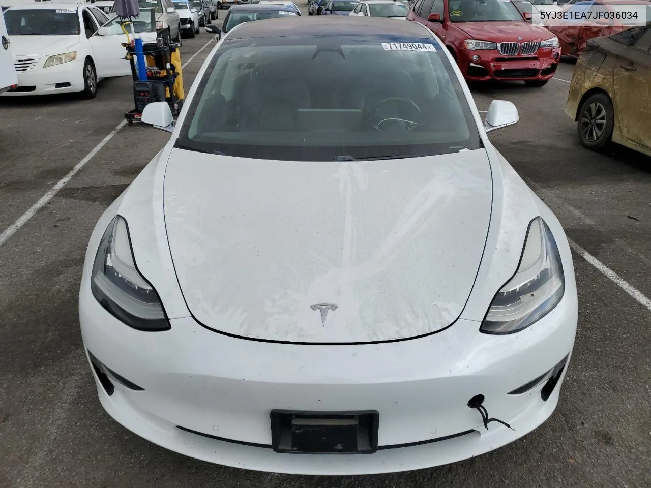 2018 Tesla Model 3 VIN: 5YJ3E1EA7JF036034 Lot: 71749044