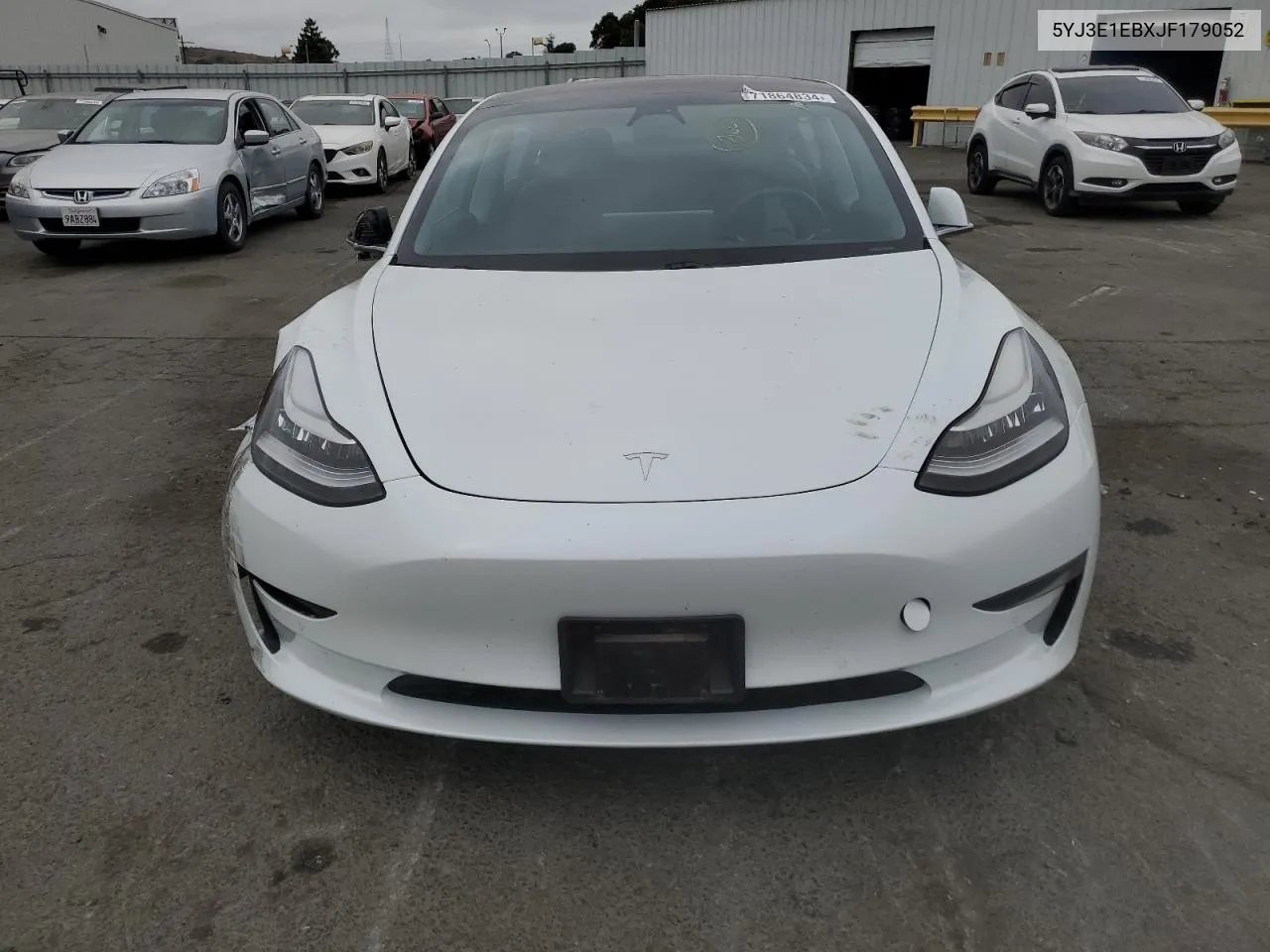 2018 Tesla Model 3 VIN: 5YJ3E1EBXJF179052 Lot: 71864834