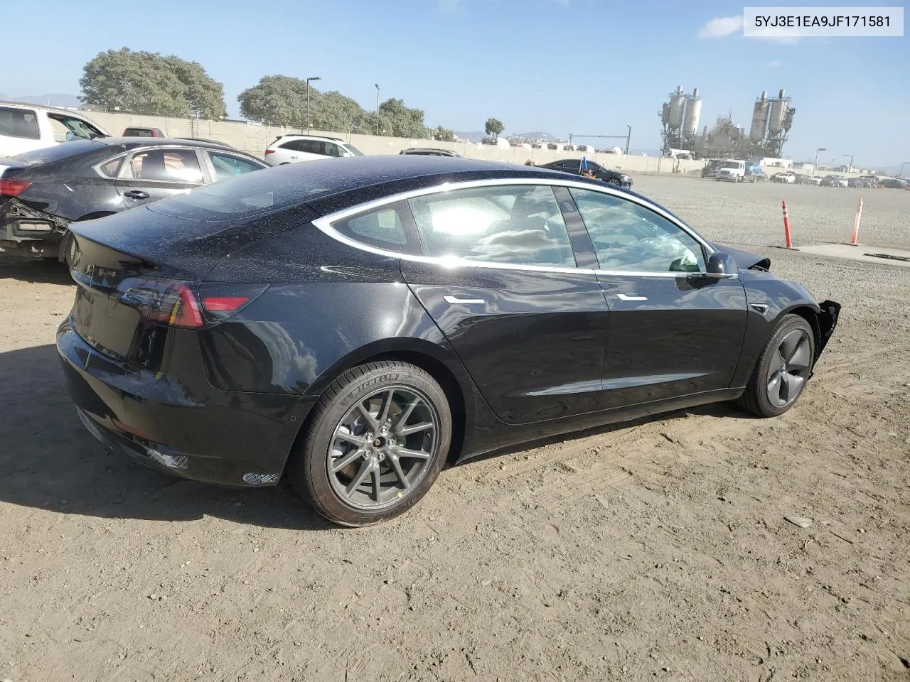 2018 Tesla Model 3 VIN: 5YJ3E1EA9JF171581 Lot: 71870974