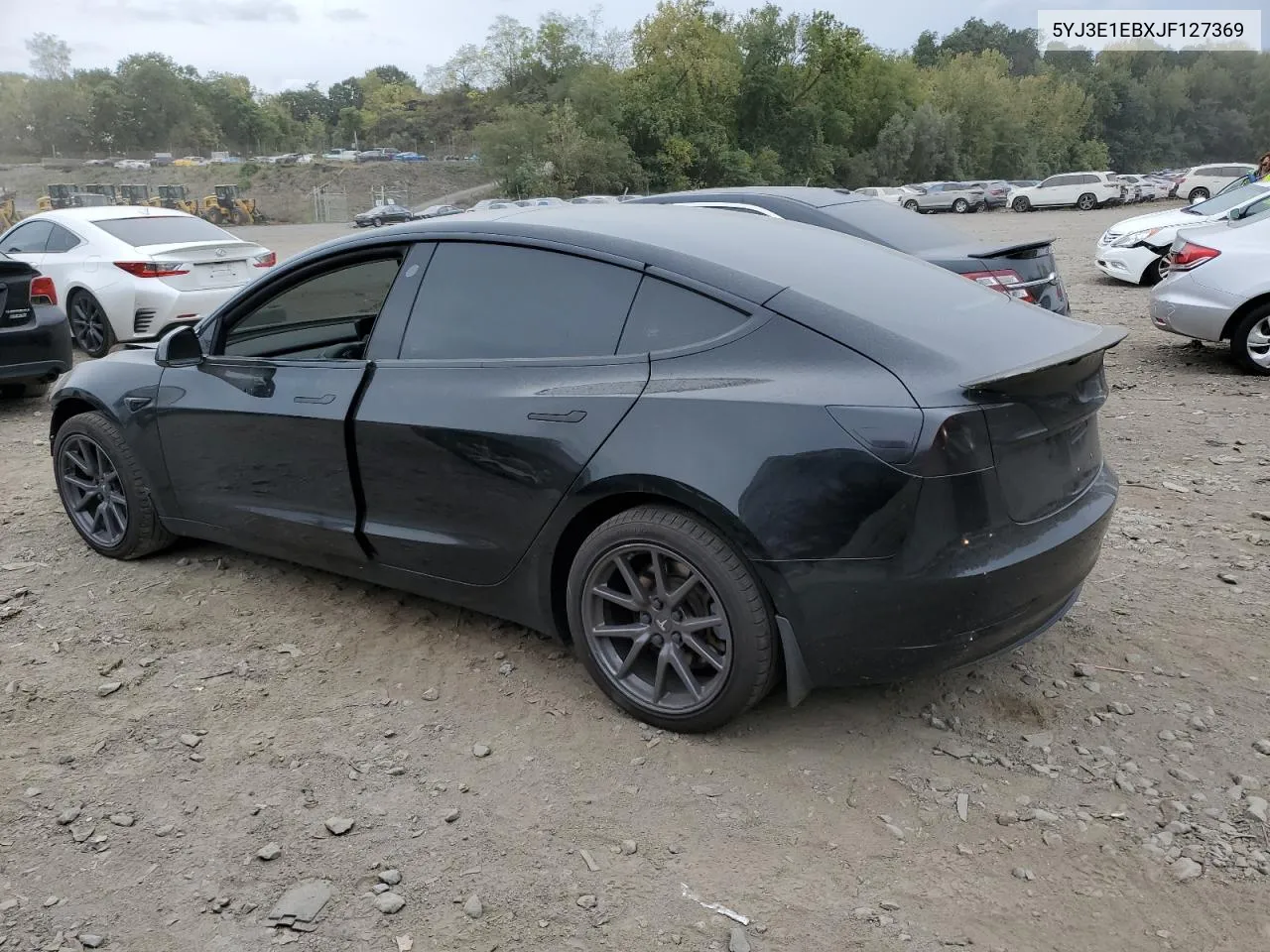 2018 Tesla Model 3 VIN: 5YJ3E1EBXJF127369 Lot: 71929614