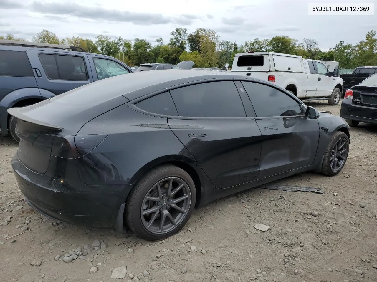 2018 Tesla Model 3 VIN: 5YJ3E1EBXJF127369 Lot: 71929614