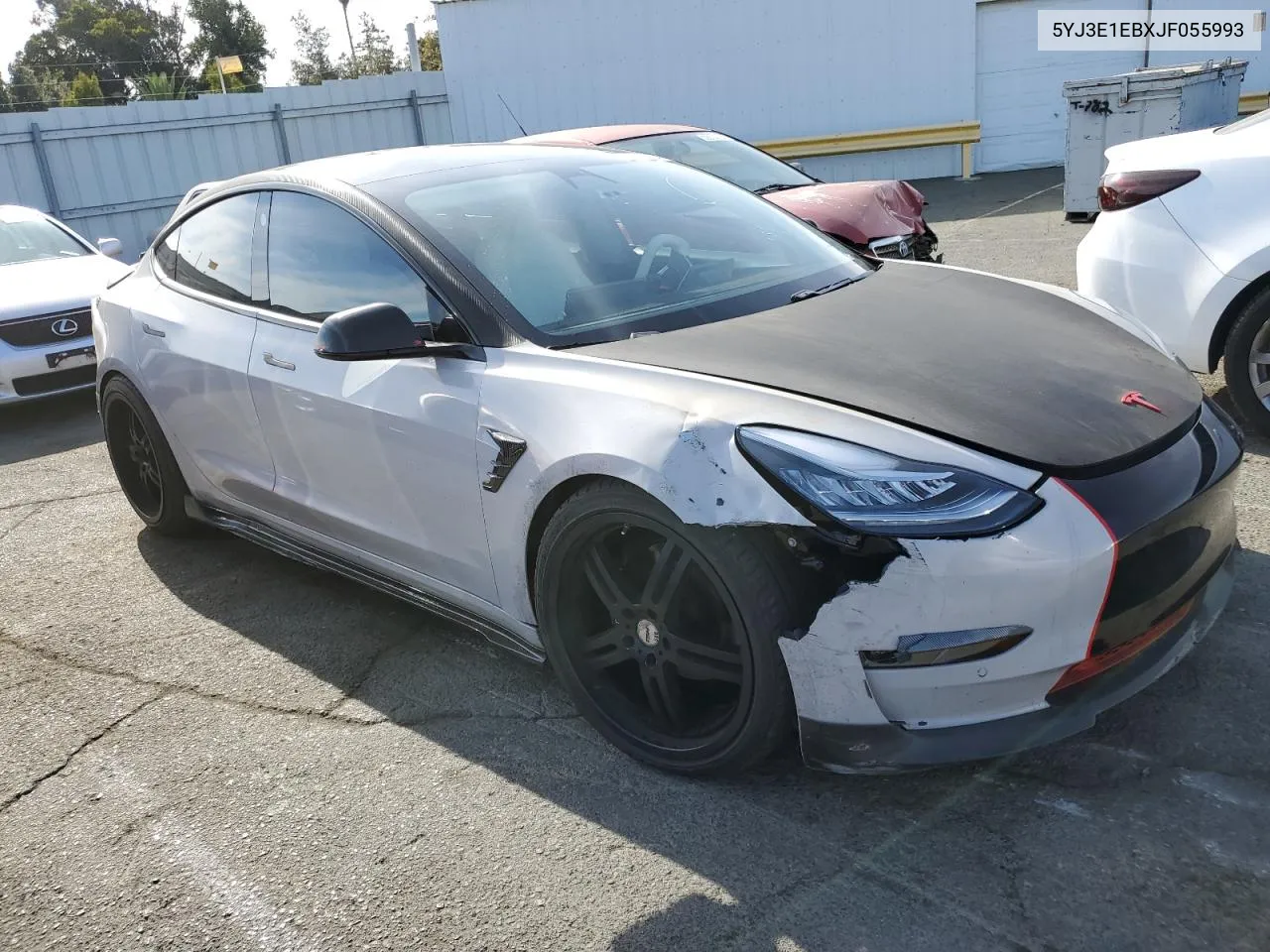 5YJ3E1EBXJF055993 2018 Tesla Model 3