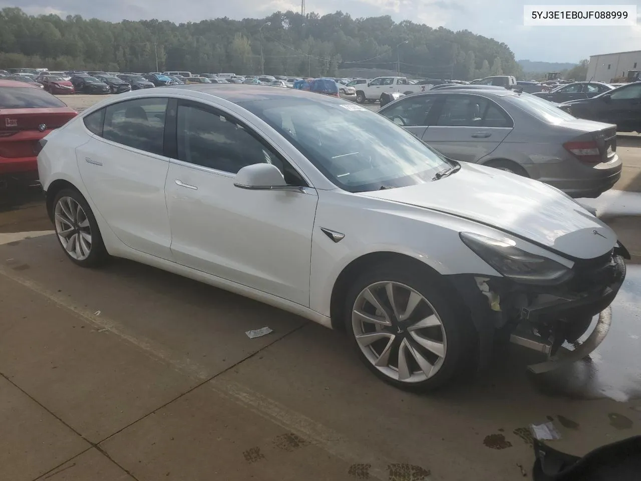 5YJ3E1EB0JF088999 2018 Tesla Model 3