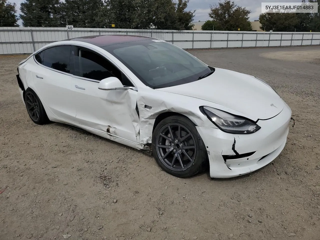 2018 Tesla Model 3 VIN: 5YJ3E1EA8JF014883 Lot: 72185384