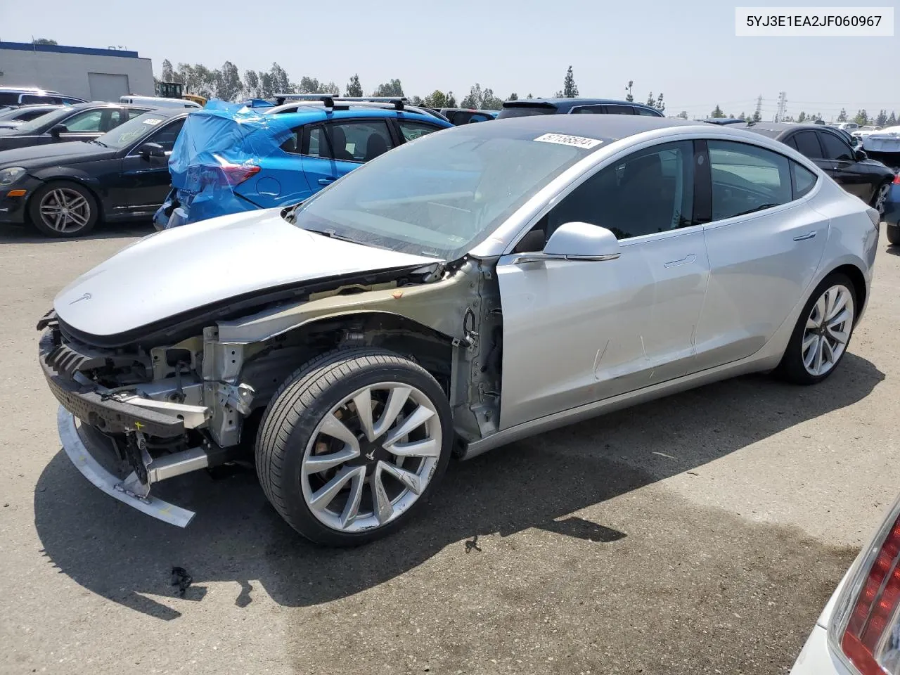 5YJ3E1EA2JF060967 2018 Tesla Model 3