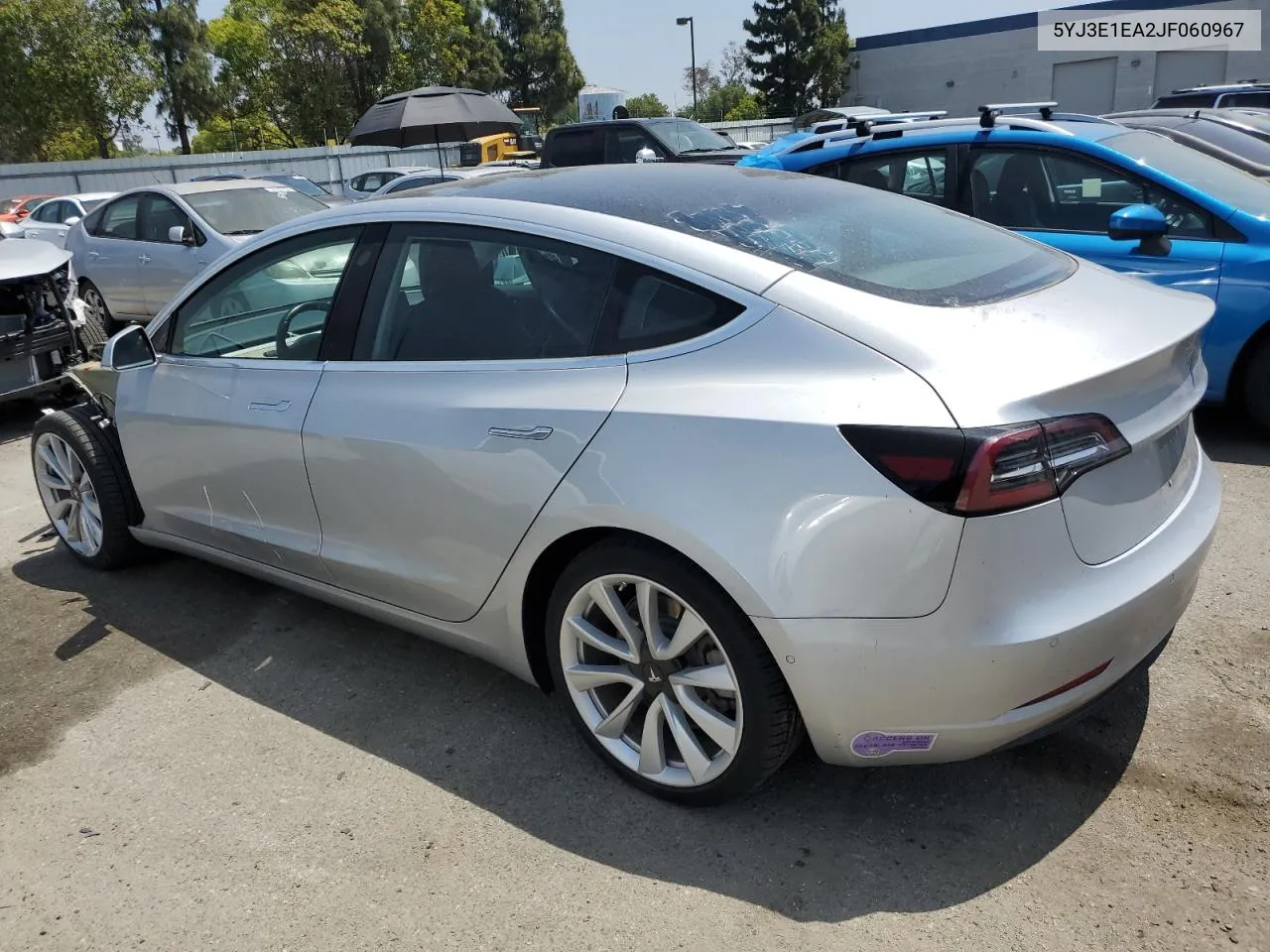 2018 Tesla Model 3 VIN: 5YJ3E1EA2JF060967 Lot: 72189794