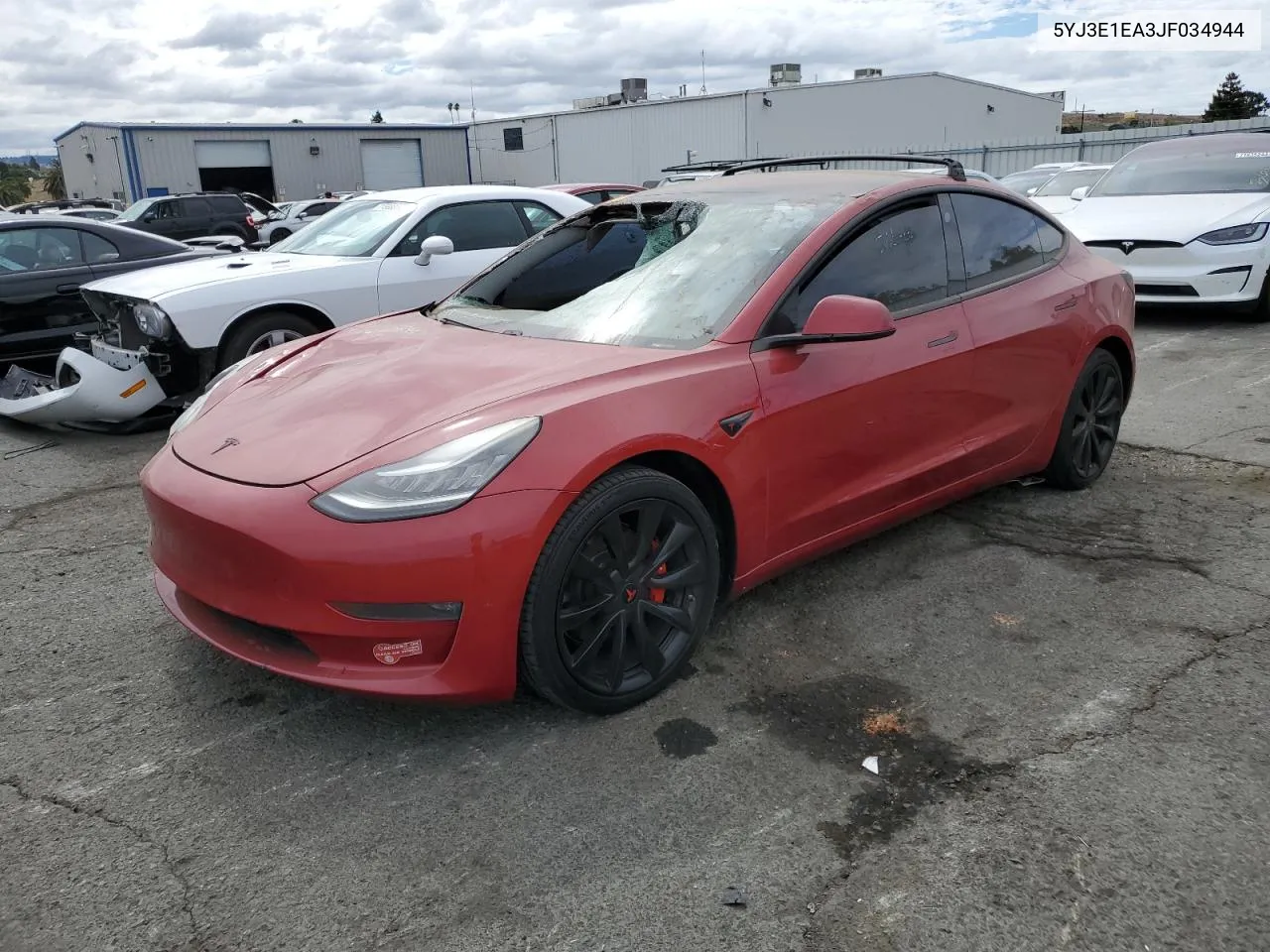 5YJ3E1EA3JF034944 2018 Tesla Model 3