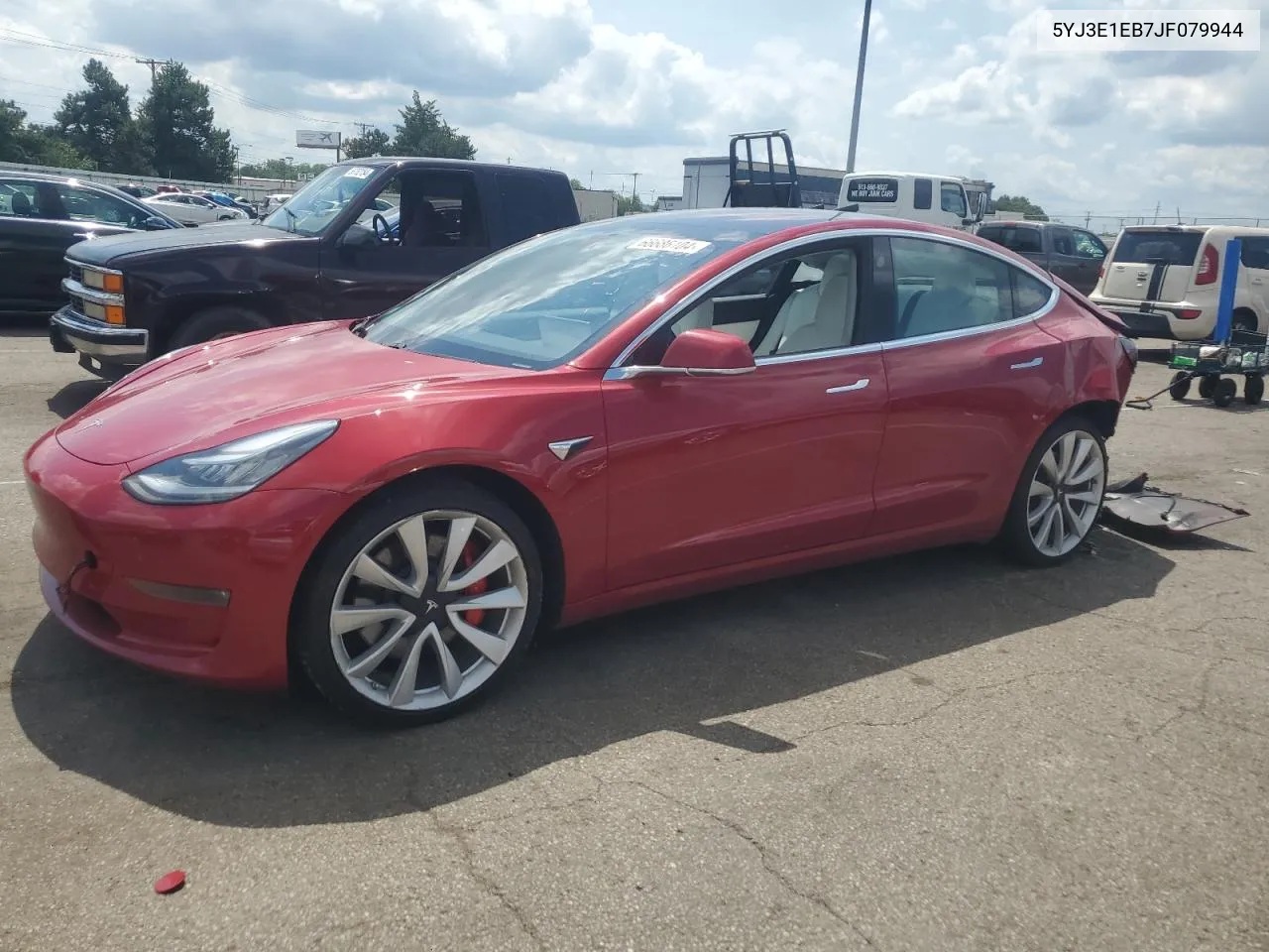 5YJ3E1EB7JF079944 2018 Tesla Model 3