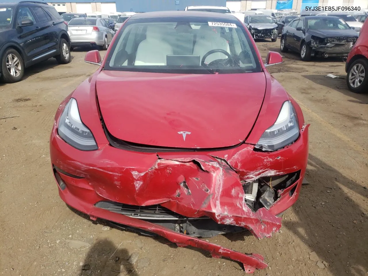 5YJ3E1EB5JF096340 2018 Tesla Model 3