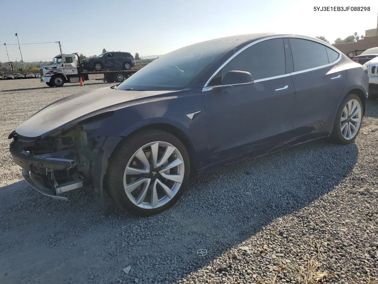 2018 Tesla Model 3 VIN: 5YJ3E1EB3JF088298 Lot: 72651754