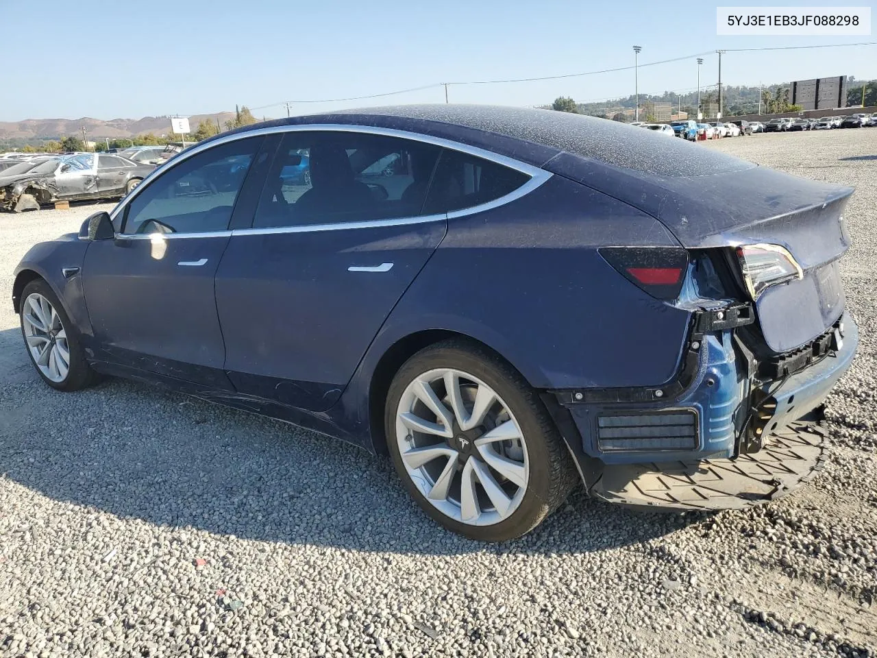 5YJ3E1EB3JF088298 2018 Tesla Model 3