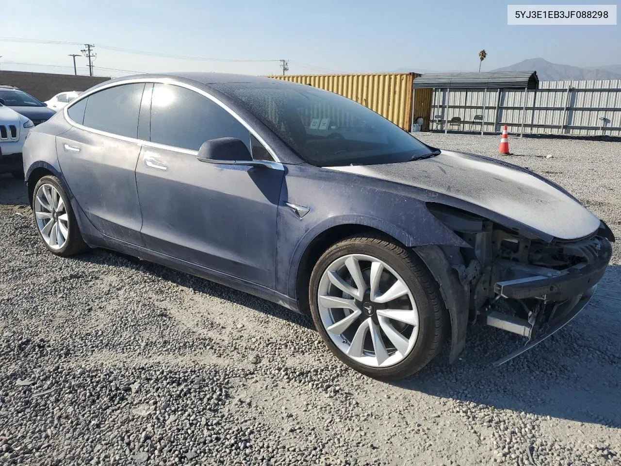 5YJ3E1EB3JF088298 2018 Tesla Model 3