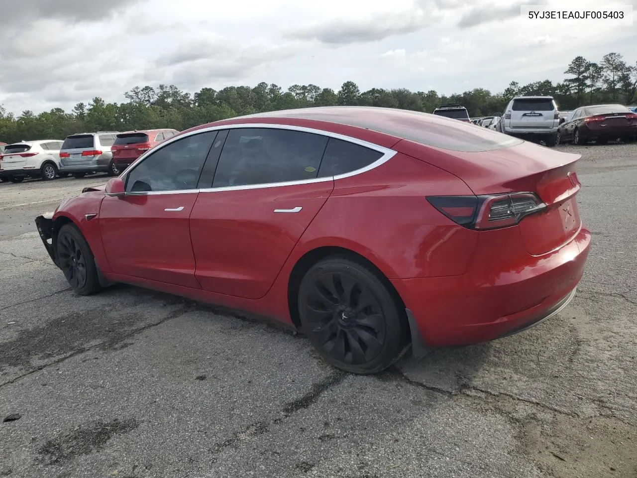 2018 Tesla Model 3 VIN: 5YJ3E1EA0JF005403 Lot: 72713644