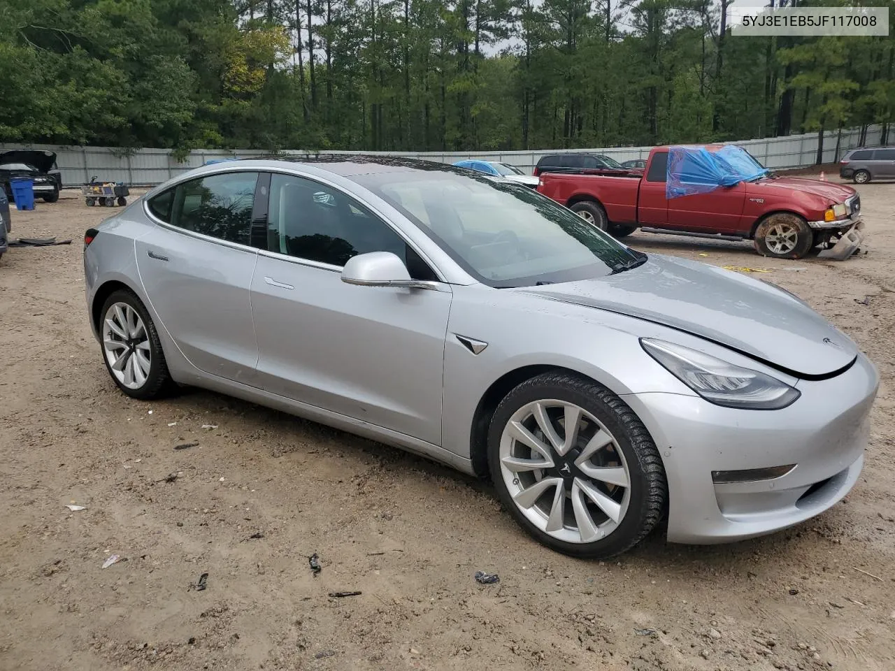 5YJ3E1EB5JF117008 2018 Tesla Model 3