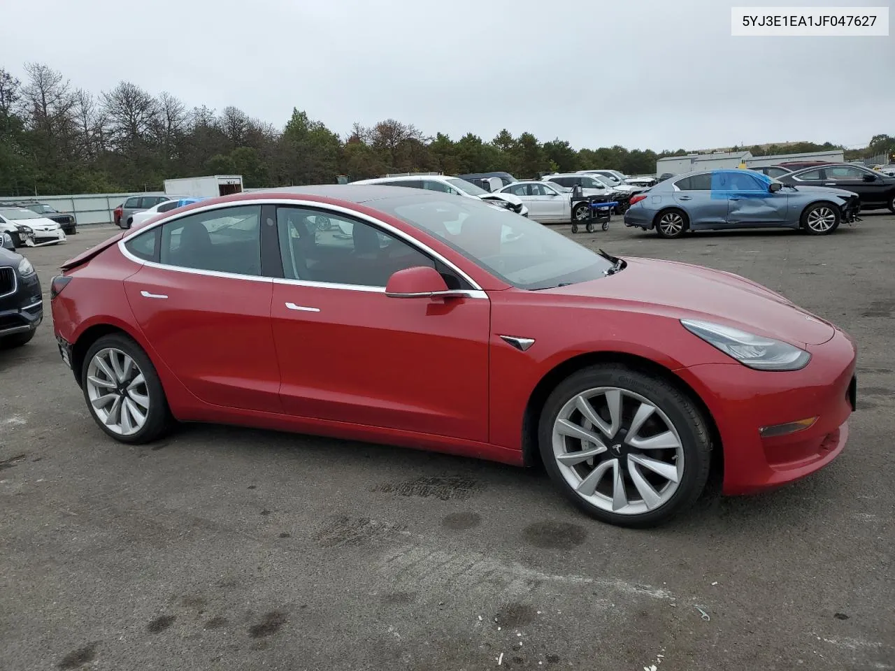 5YJ3E1EA1JF047627 2018 Tesla Model 3