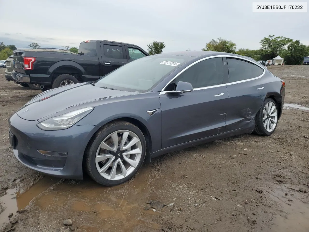 5YJ3E1EB0JF170232 2018 Tesla Model 3