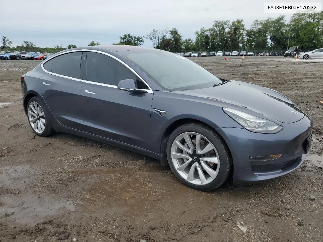 2018 Tesla Model 3 VIN: 5YJ3E1EB0JF170232 Lot: 72775574