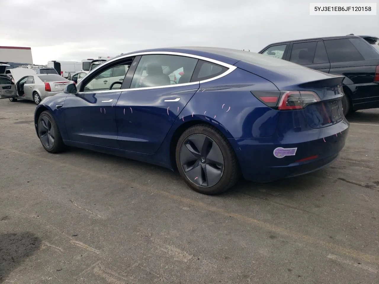 2018 Tesla Model 3 VIN: 5YJ3E1EB6JF120158 Lot: 72787964