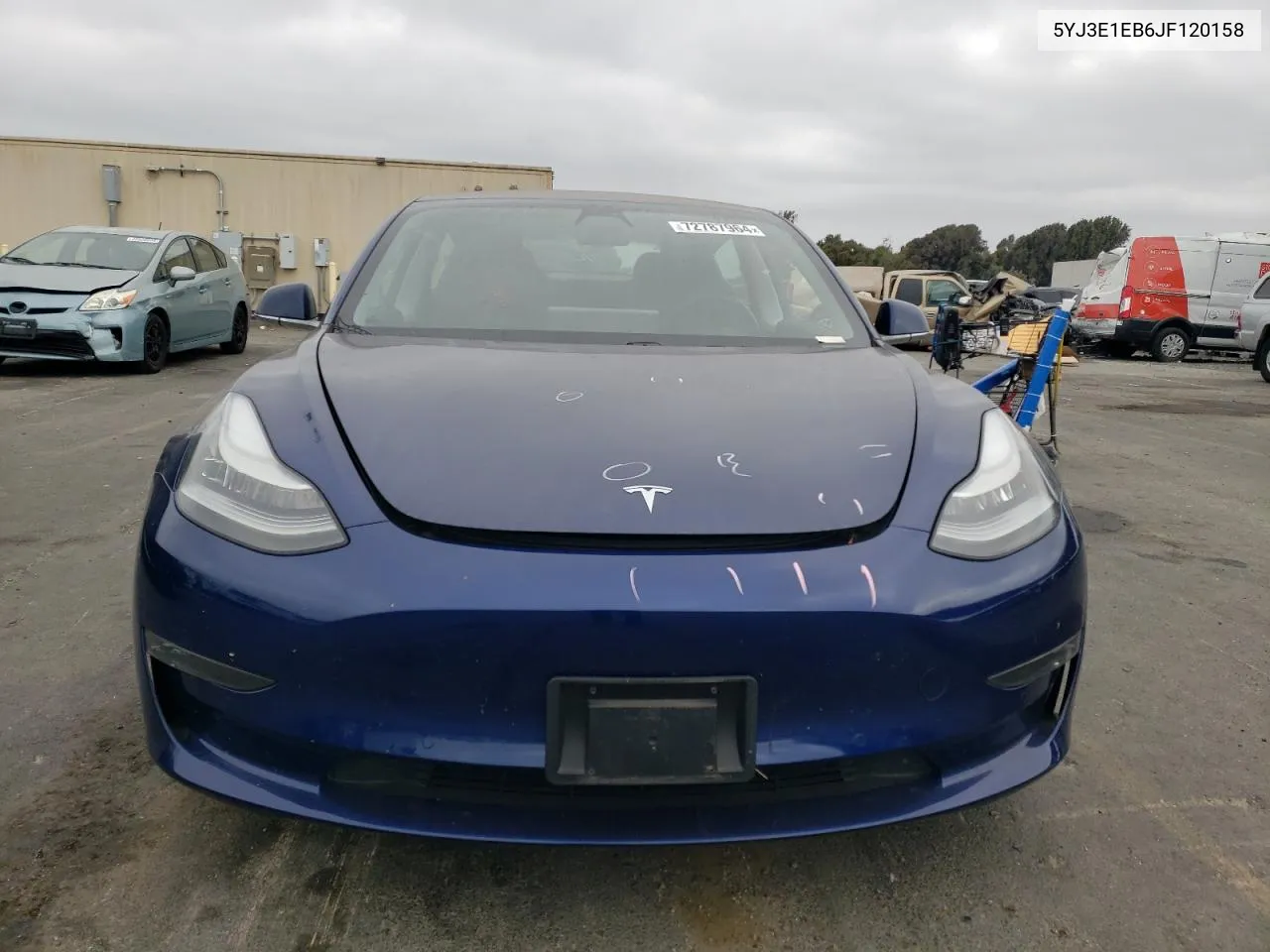 5YJ3E1EB6JF120158 2018 Tesla Model 3