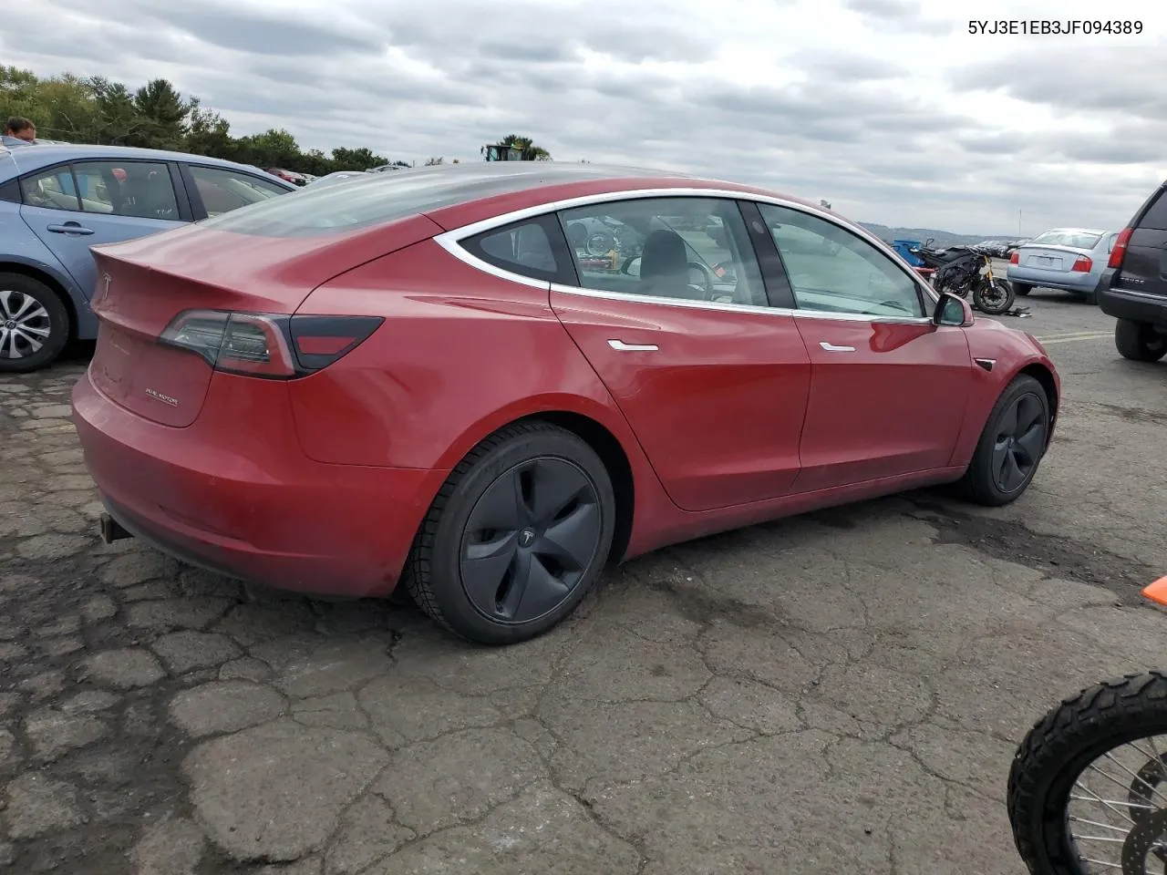 2018 Tesla Model 3 VIN: 5YJ3E1EB3JF094389 Lot: 72790424