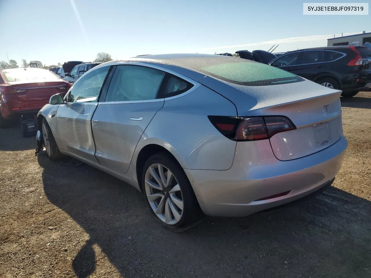 2018 Tesla Model 3 VIN: 5YJ3E1EB8JF097319 Lot: 72911294