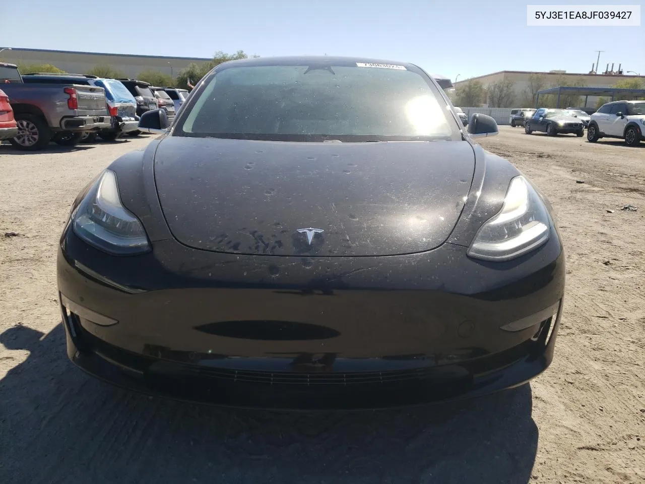 2018 Tesla Model 3 VIN: 5YJ3E1EA8JF039427 Lot: 73063024