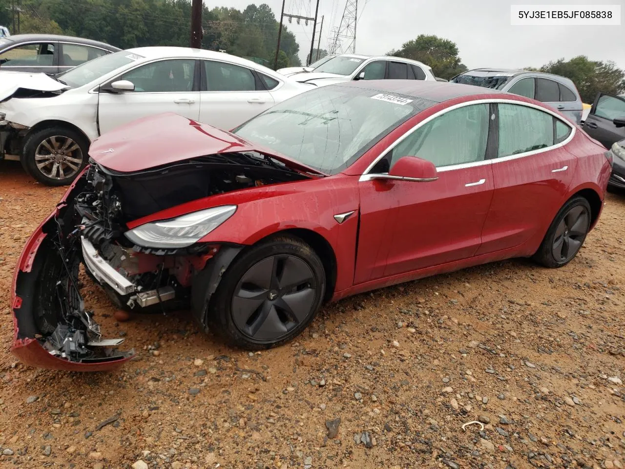 5YJ3E1EB5JF085838 2018 Tesla Model 3