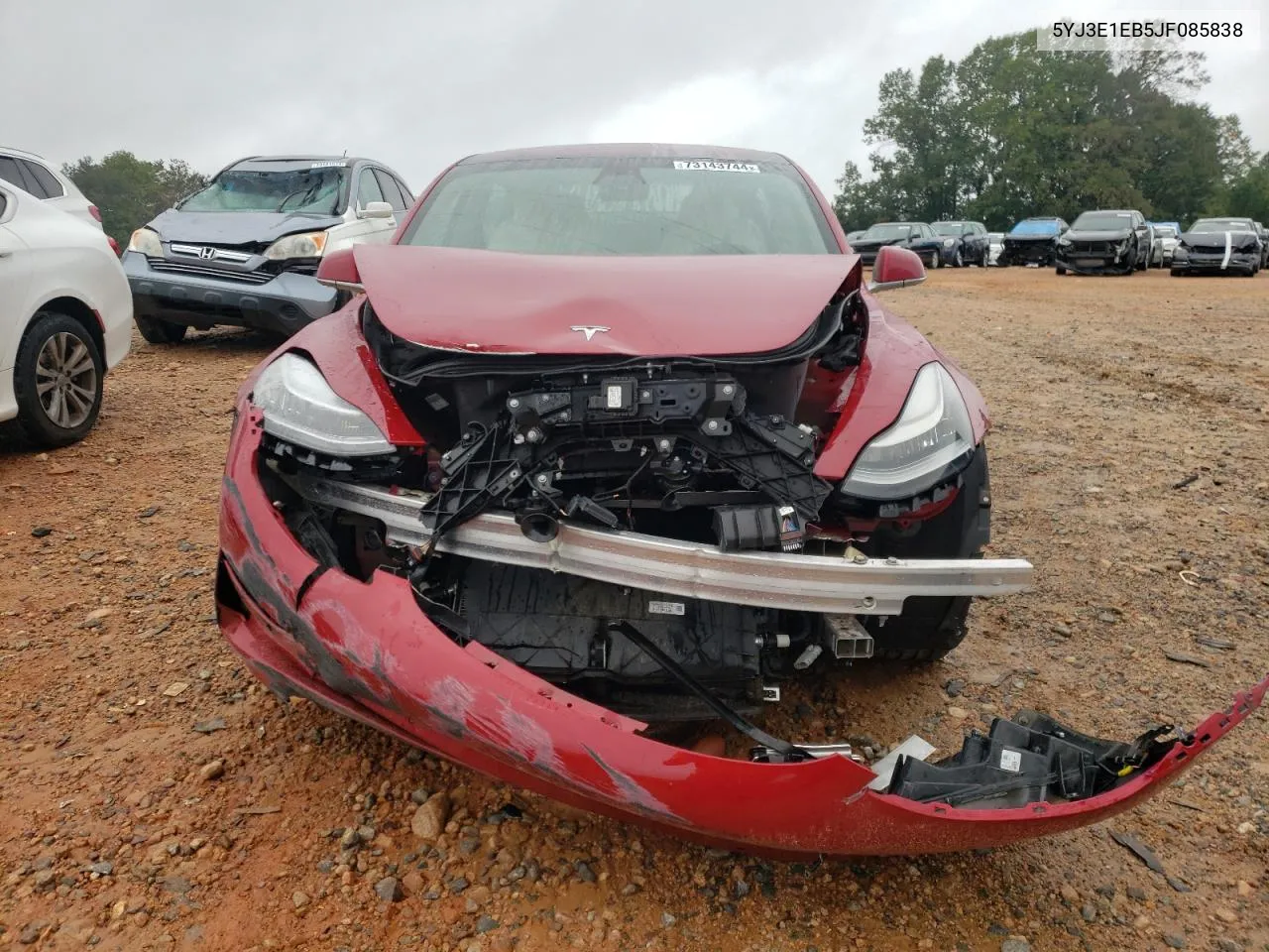 5YJ3E1EB5JF085838 2018 Tesla Model 3