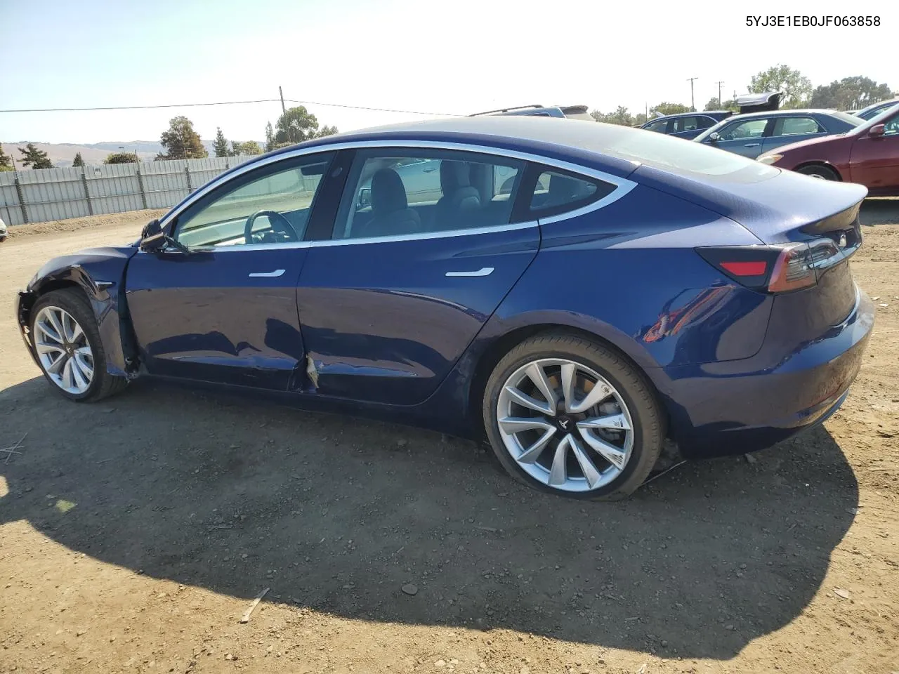 5YJ3E1EB0JF063858 2018 Tesla Model 3