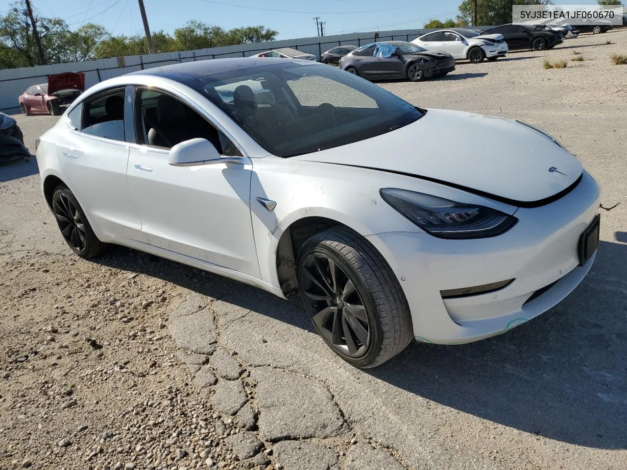 5YJ3E1EA1JF060670 2018 Tesla Model 3