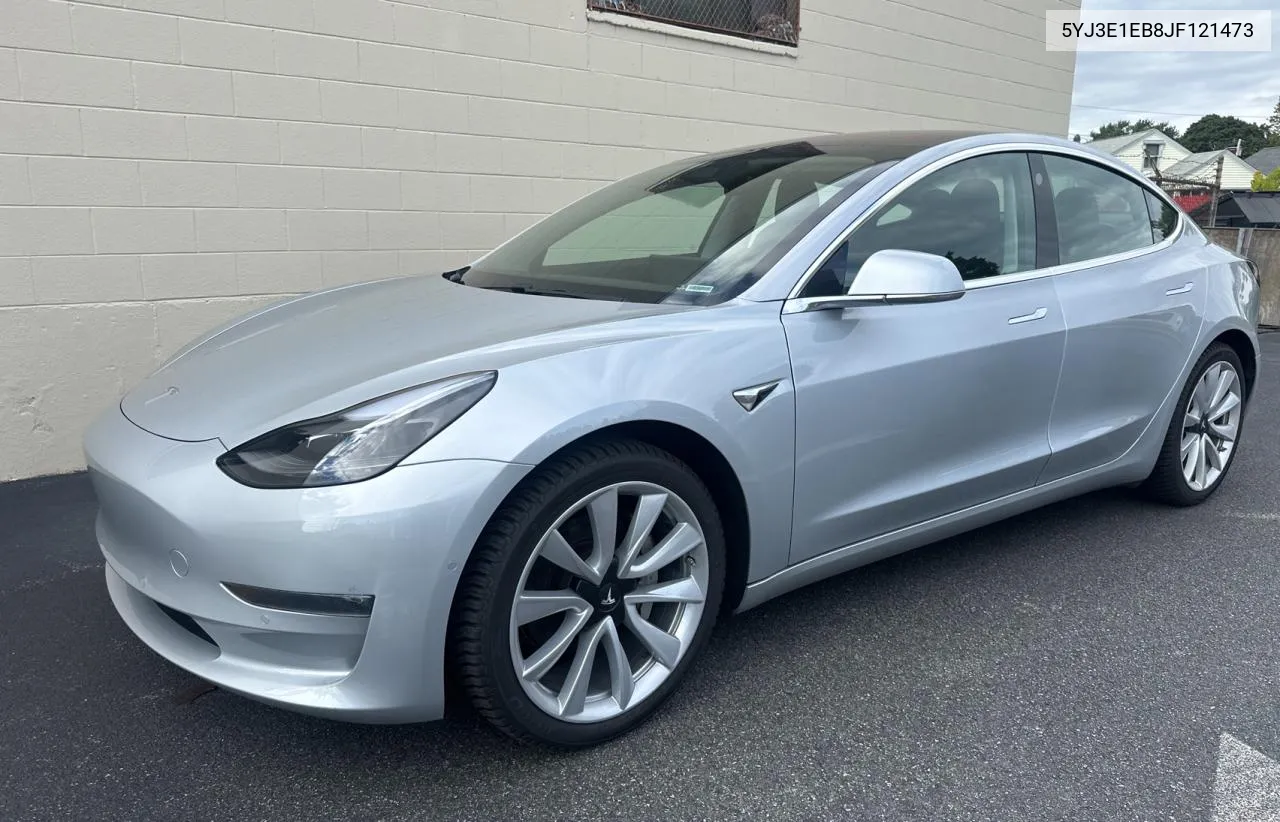 2018 Tesla Model 3 VIN: 5YJ3E1EB8JF121473 Lot: 73224484