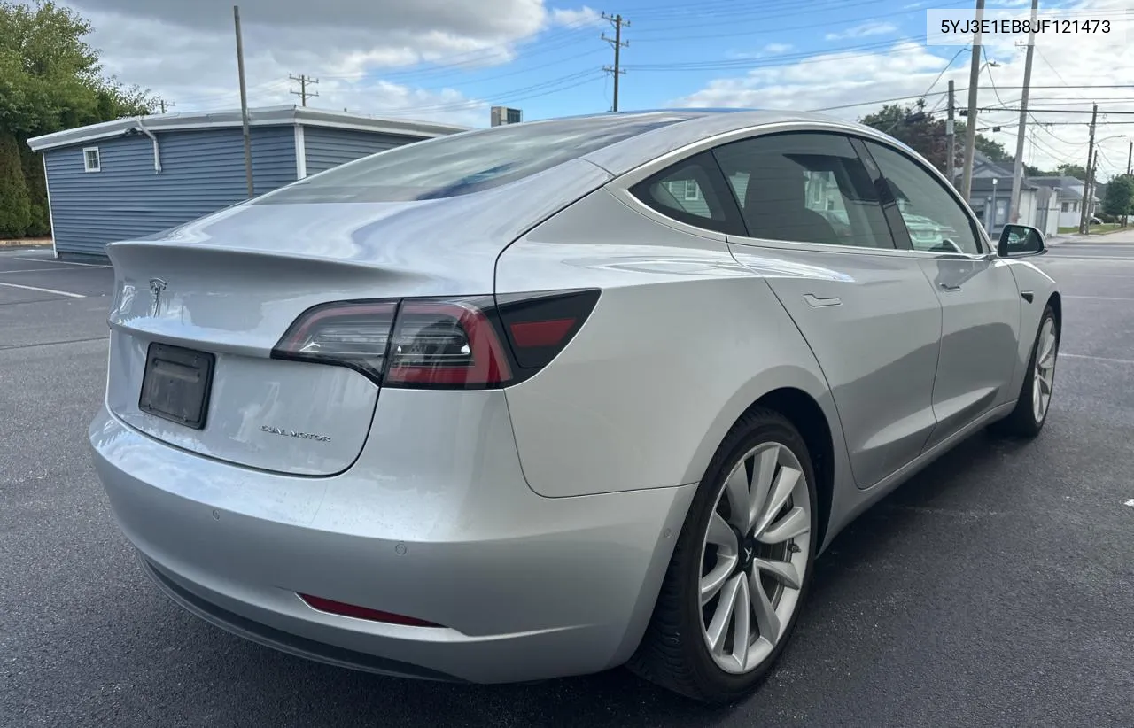 5YJ3E1EB8JF121473 2018 Tesla Model 3