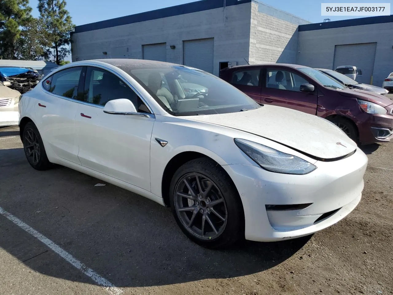 2018 Tesla Model 3 VIN: 5YJ3E1EA7JF003177 Lot: 73332854