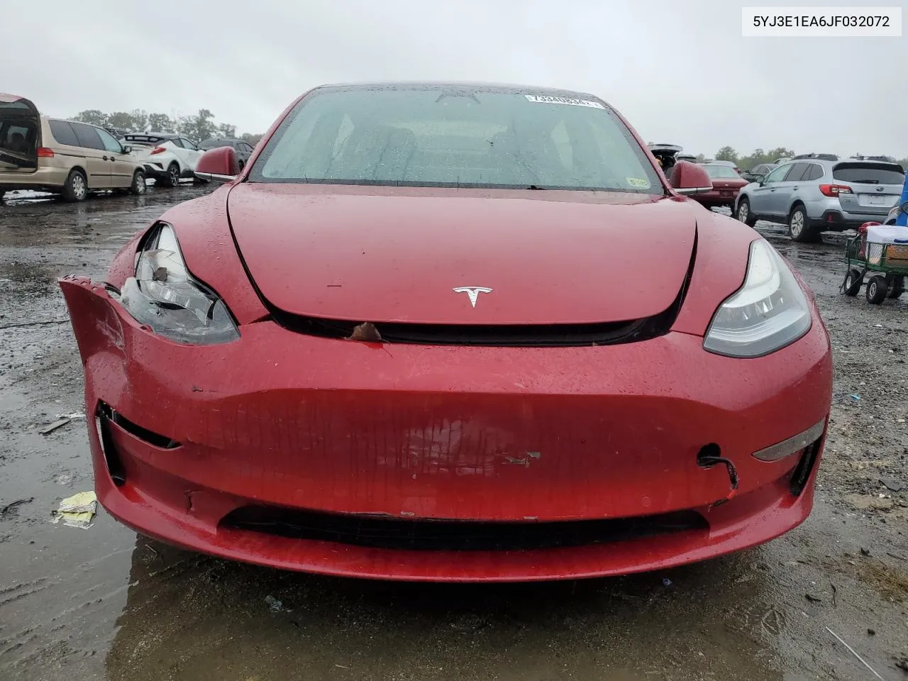 2018 Tesla Model 3 VIN: 5YJ3E1EA6JF032072 Lot: 73340834