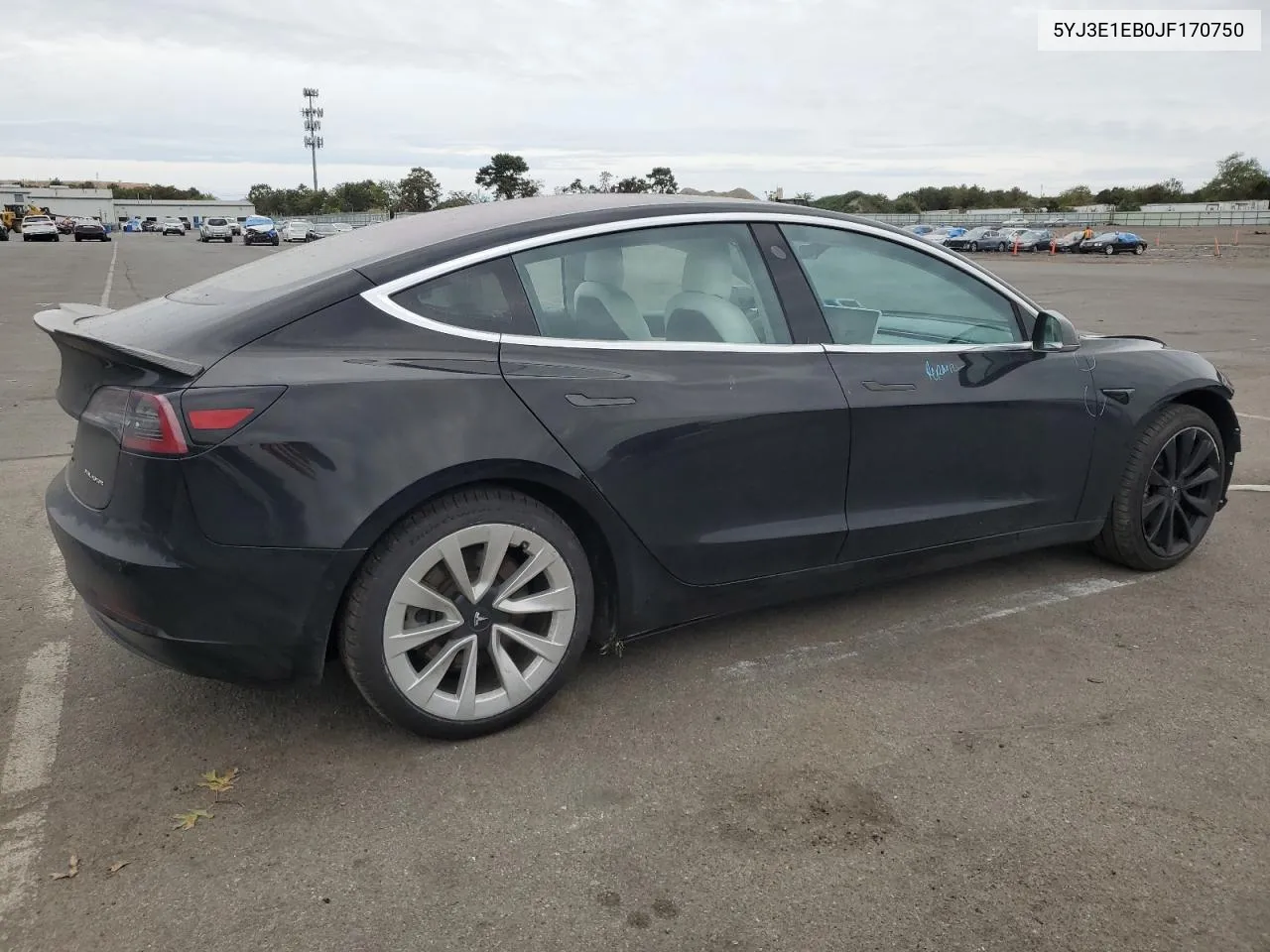 2018 Tesla Model 3 VIN: 5YJ3E1EB0JF170750 Lot: 73404604