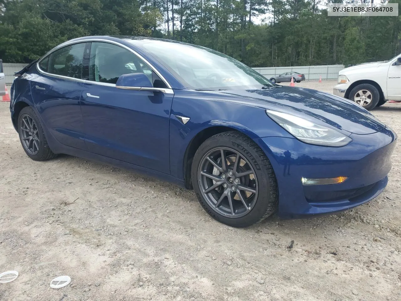 2018 Tesla Model 3 VIN: 5YJ3E1EB8JF064708 Lot: 73534374