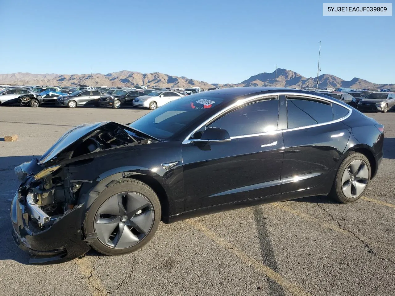 2018 Tesla Model 3 VIN: 5YJ3E1EA0JF039809 Lot: 73610684