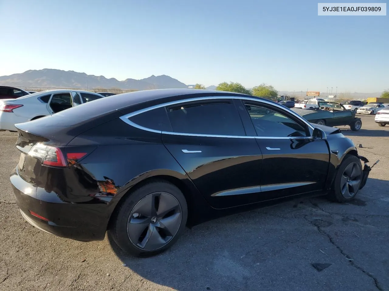 2018 Tesla Model 3 VIN: 5YJ3E1EA0JF039809 Lot: 73610684