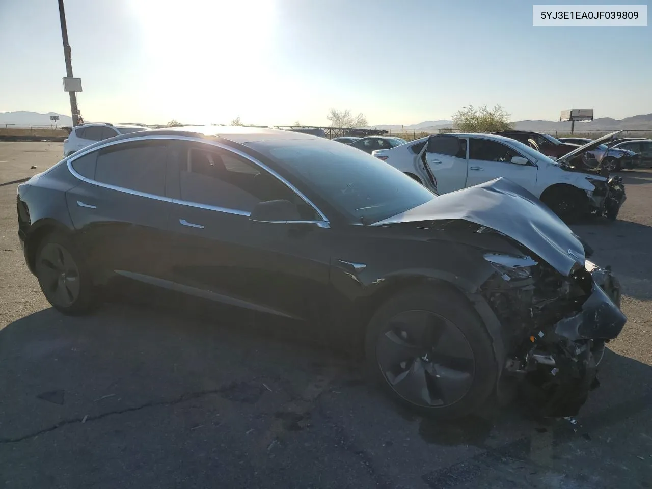 2018 Tesla Model 3 VIN: 5YJ3E1EA0JF039809 Lot: 73610684