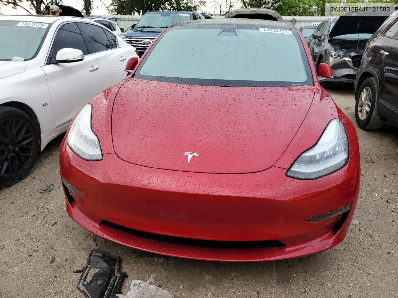 5YJ3E1EB4JF121583 2018 Tesla Model 3