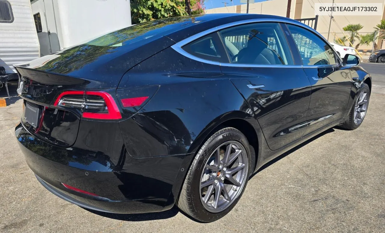 2018 Tesla Model 3 VIN: 5YJ3E1EA0JF173302 Lot: 74129324