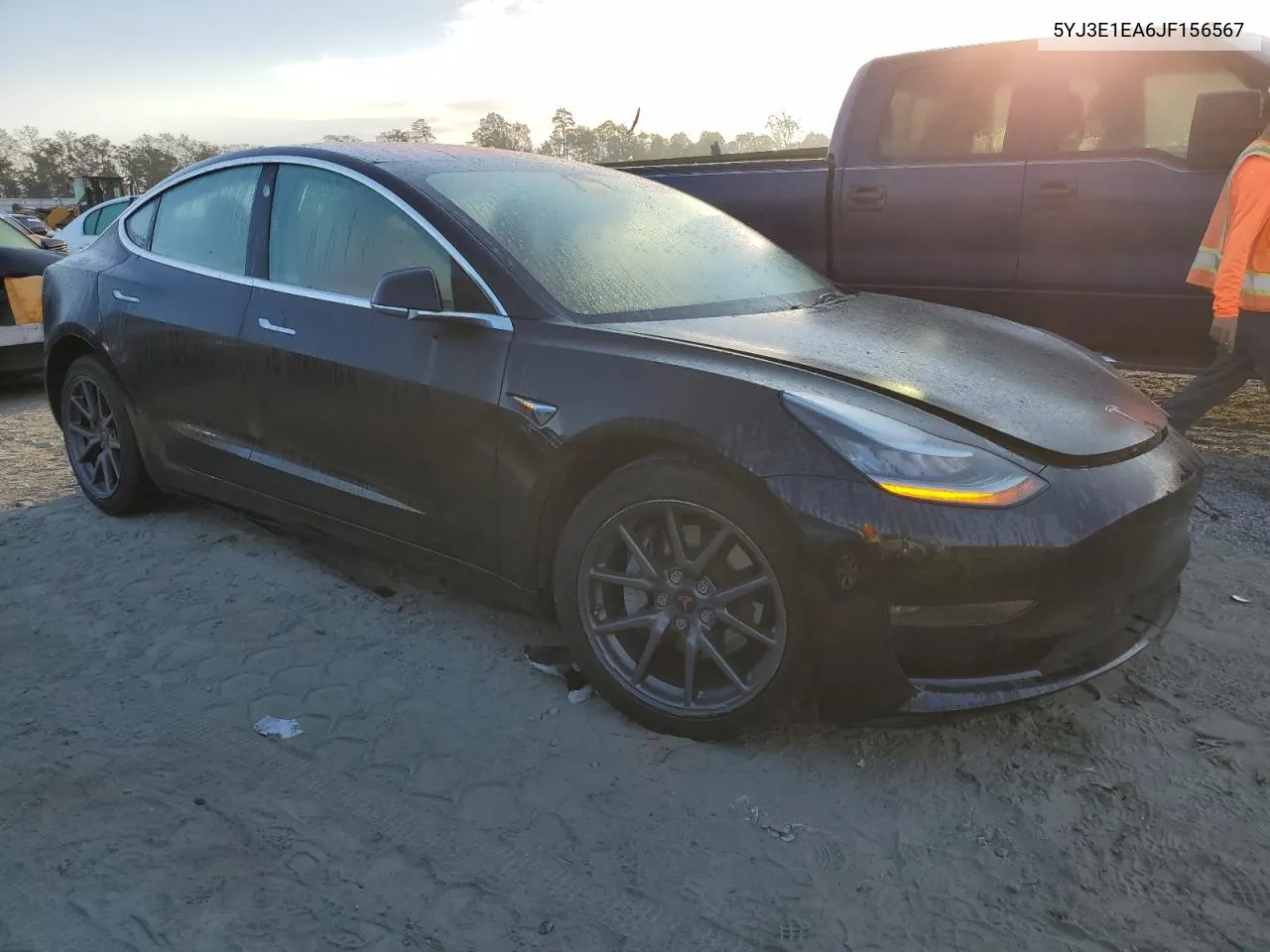 2018 Tesla Model 3 VIN: 5YJ3E1EA6JF156567 Lot: 74149314