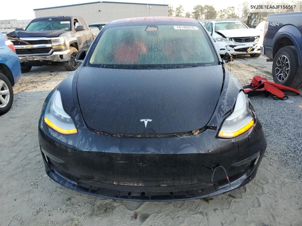 5YJ3E1EA6JF156567 2018 Tesla Model 3